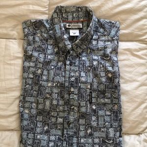 COPY - COLUMBIA SHORT SLEEVE BUTTON DOWN SHIRT